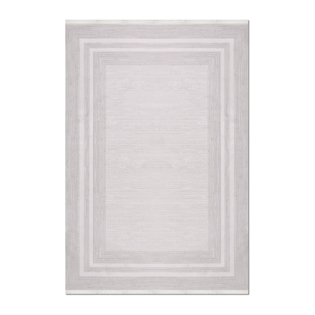 RECTANGLE | HERO | Vaultstone Cream Grey Geometric Modern Machine Woven Living 
