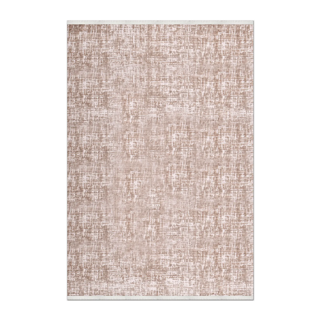 RECTANGLE | HERO | Bursa Blush Taupe Abstract Modern Machine Woven Cream Beige 