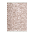 RECTANGLE | HERO | Bursa Blush Taupe Abstract Modern Machine Woven Cream Beige 