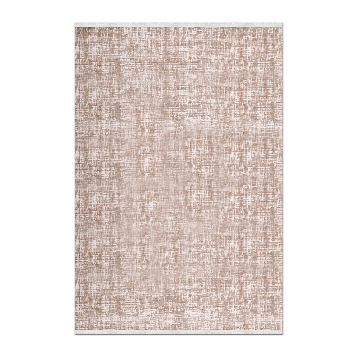 RECTANGLE | HERO | Bursa Blush Taupe Abstract Modern Machine Woven Cream Beige 