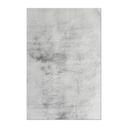 RECTANGLE | HERO | Goreme Grey Solid Plush Faux Fur Style Machine Woven Modern 