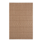RECTANGLE | HERO | Yewfield Tan Geometric Textured Machine Woven Transitional L