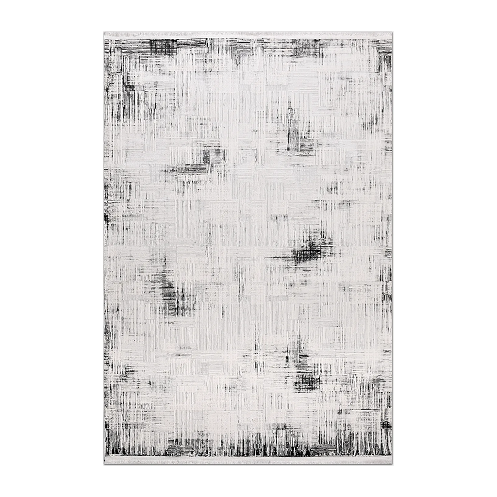 RECTANGLE | HERO | Rowanberry Cream Black Abstract Modern Machine Woven Living 