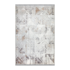 RECTANGLE | HERO | Filbert Cream Grey Abstract Modern Machine Woven Living Room