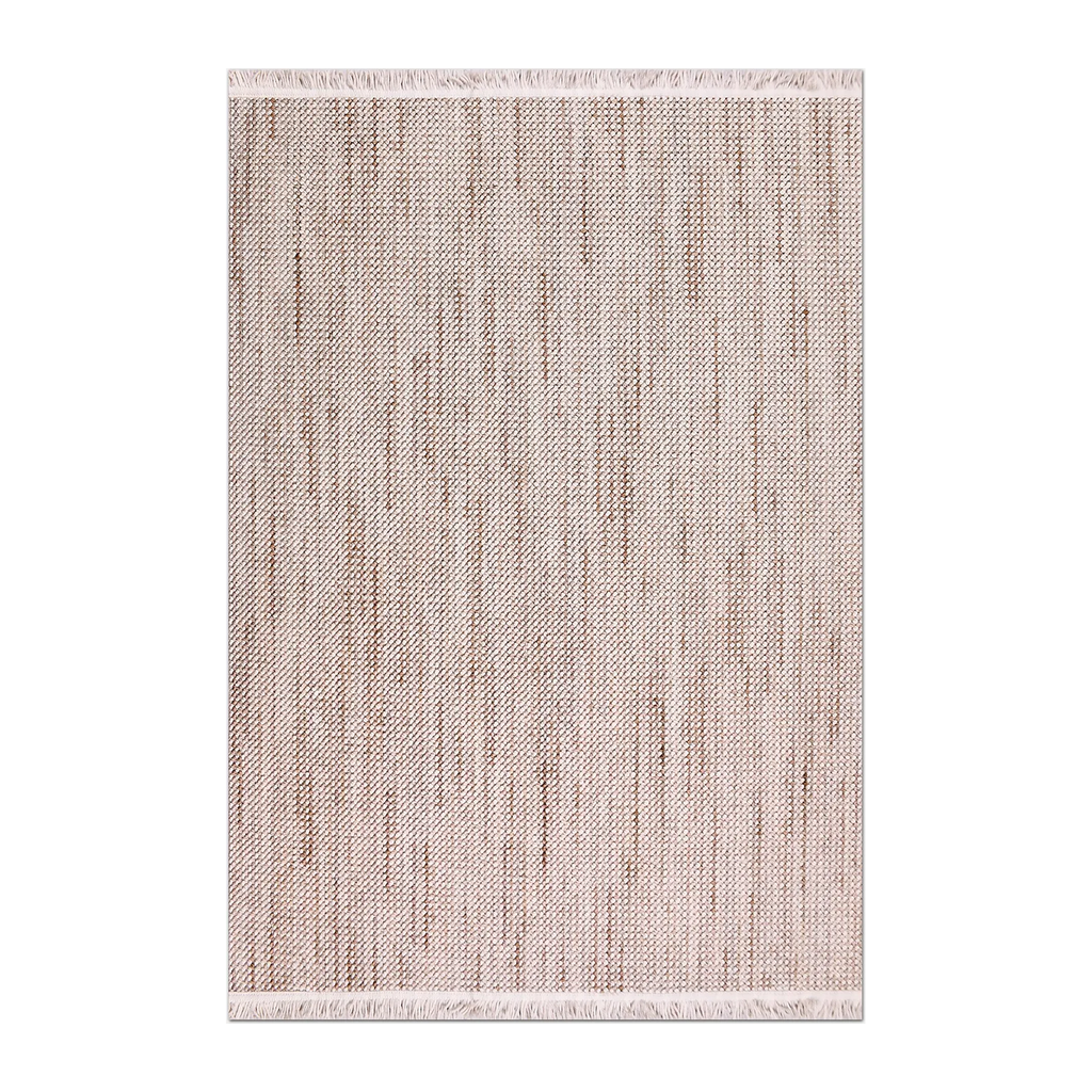 RECTANGLE | HERO | Promenade Blush Beige Solid Textured Modern Machine Woven Li