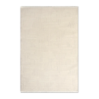 RECTANGLE | HERO | Cornflower Cream Beige Geometric Modern Machine Woven Living