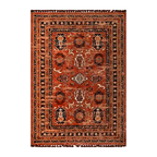 RECTANGLE | HERO | Crescent Rust Persian Style Traditional Machine Woven Living