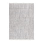 RECTANGLE | HERO | Kalkan Light Grey Solid Scandinavian Machine Woven Living Ro