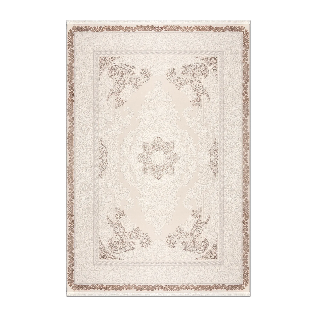 RECTANGLE | HERO | Didyma Cream Beige Persian Style Traditional Medallion Machi
