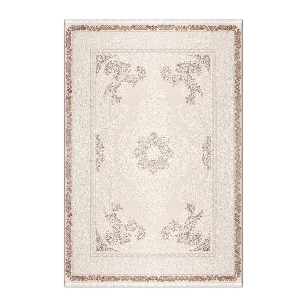 RECTANGLE | HERO | Didyma Cream Beige Persian Style Traditional Medallion Machi