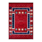 RECTANGLE | HERO | Antalya Red Navy Persian Style Traditional Machine Woven Liv