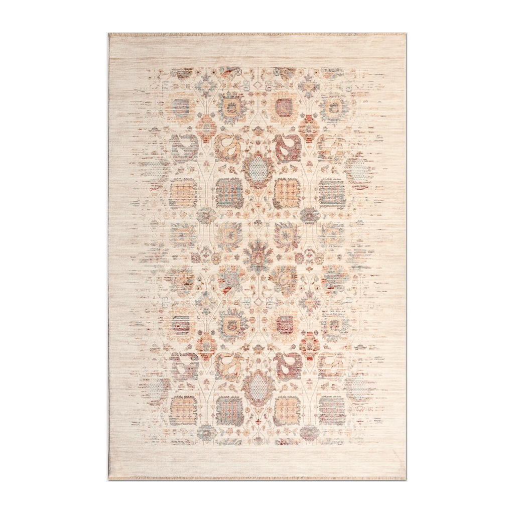 RECTANGLE | HERO | Pimpernel Cream Terracotta Persian Style Vintage Look Machin