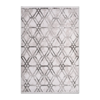 RECTANGLE | HERO | Palisade Grey Geometric Modern Machine Woven Living Room Bed
