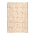 RECTANGLE | HERO | Cellar Cream Beige Solid Textured Scandinavian Machine Woven