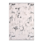 RECTANGLE | HERO | Apricot Cream Grey Abstract Modern Machine Woven Living Room