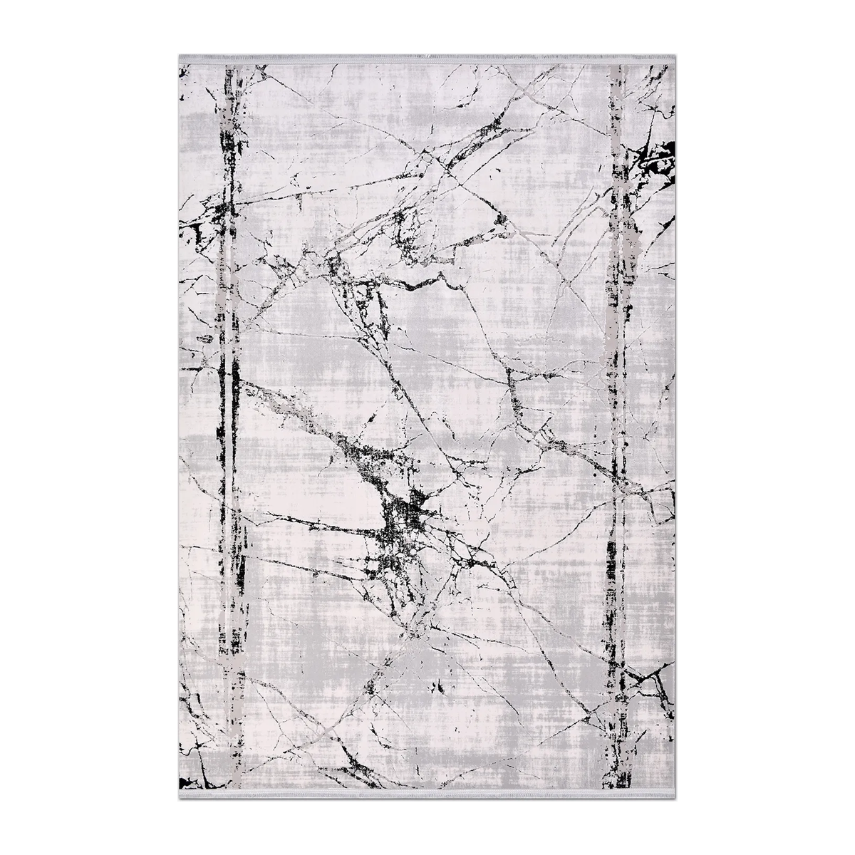 RECTANGLE | HERO | Shingle Modern Abstract Marble Effect Light Grey Cream Black