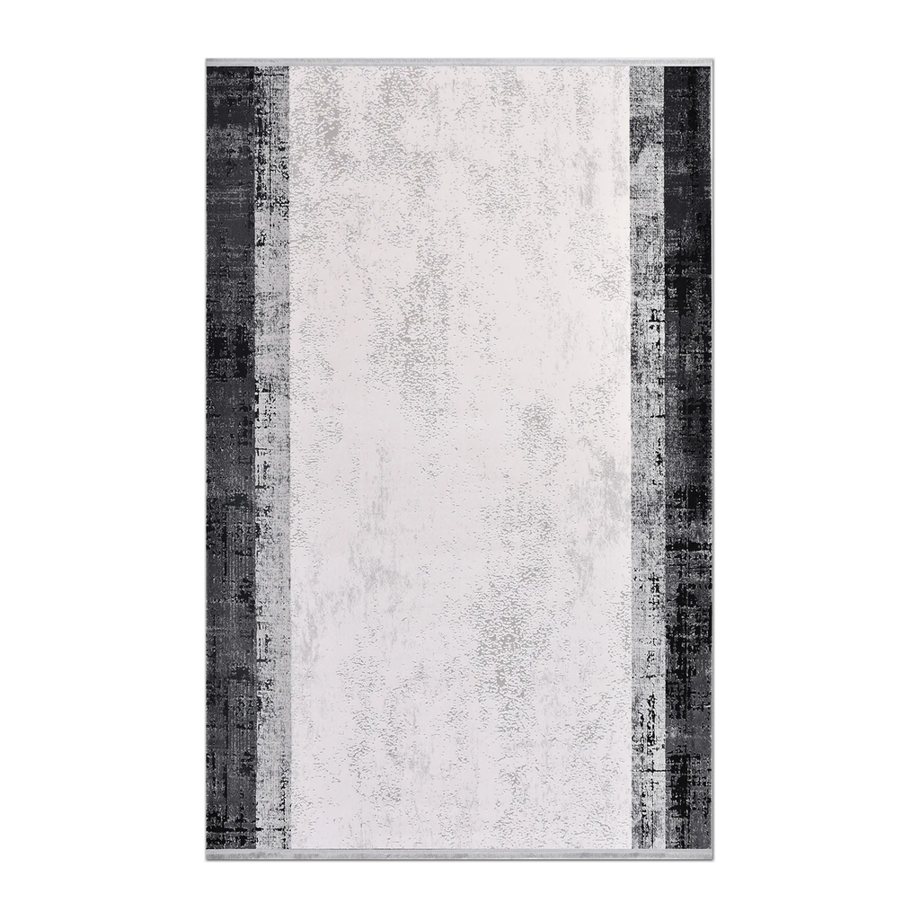RECTANGLE | HERO | Spinney Cream Black Grey Abstract Modern Machine Woven Livin