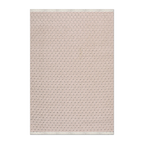RECTANGLE | HERO | Bluebell Blush Pink Modern Geometric Dot Machine Woven Livin