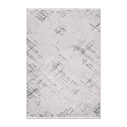 RECTANGLE | HERO | Safranbolu Light Grey Cream Abstract Modern Machine Woven Li