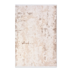 RECTANGLE | HERO | Moraine Cream Beige Abstract Modern Machine Woven Living Roo