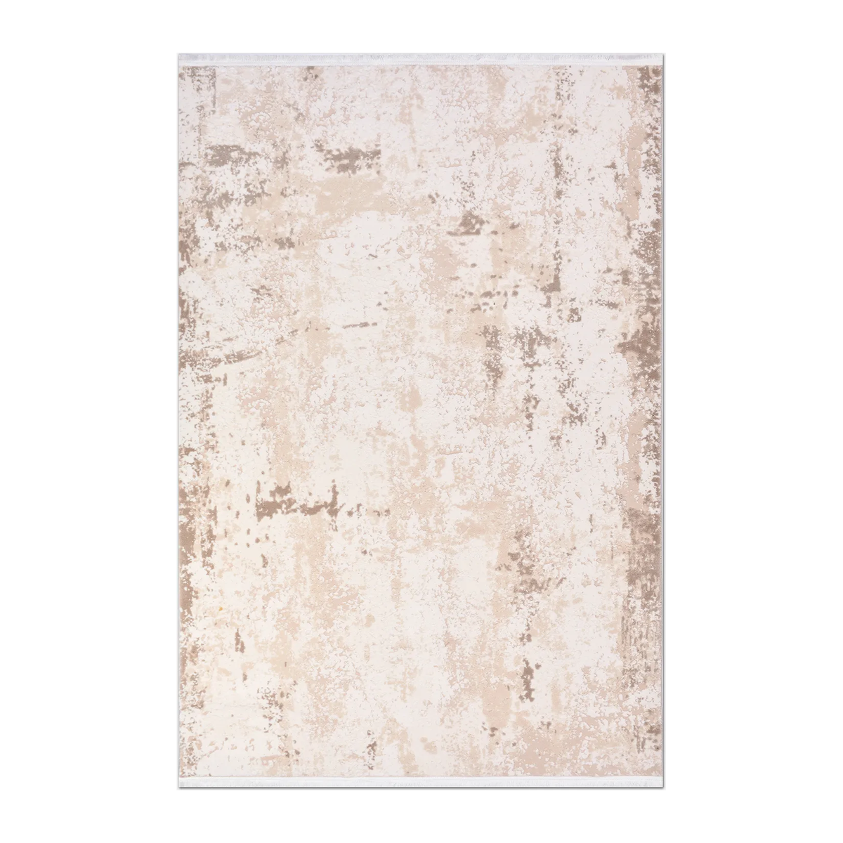 RECTANGLE | HERO | Moraine Cream Beige Abstract Modern Machine Woven Living Roo