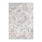 RECTANGLE | HERO | Pergamon Cream Grey Abstract Modern Machine Woven Living Roo