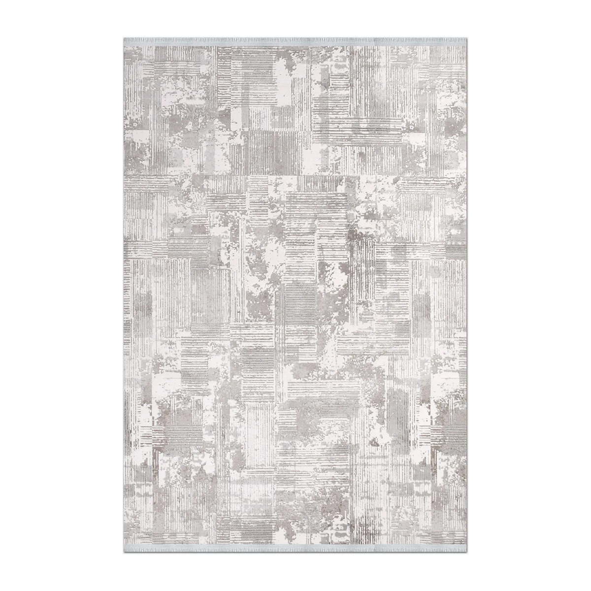 RECTANGLE | HERO | Pergamon Cream Grey Abstract Modern Machine Woven Living Roo