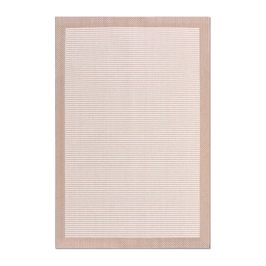 RECTANGLE | HERO | Spurge Beige Cream Striped Scandinavian Machine Woven Living