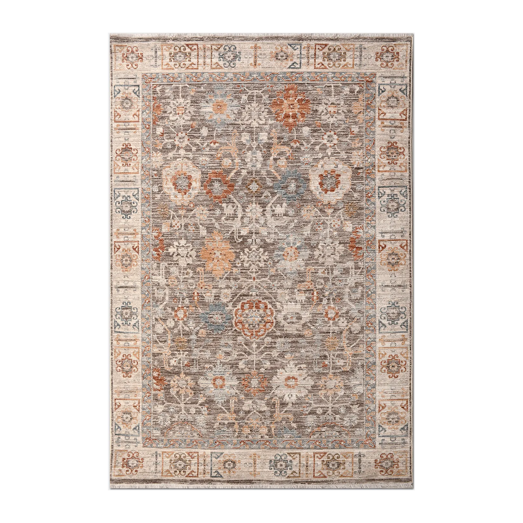 RECTANGLE | HERO | Viburnum Taupe Cream Persian Style Traditional Distressed Vi