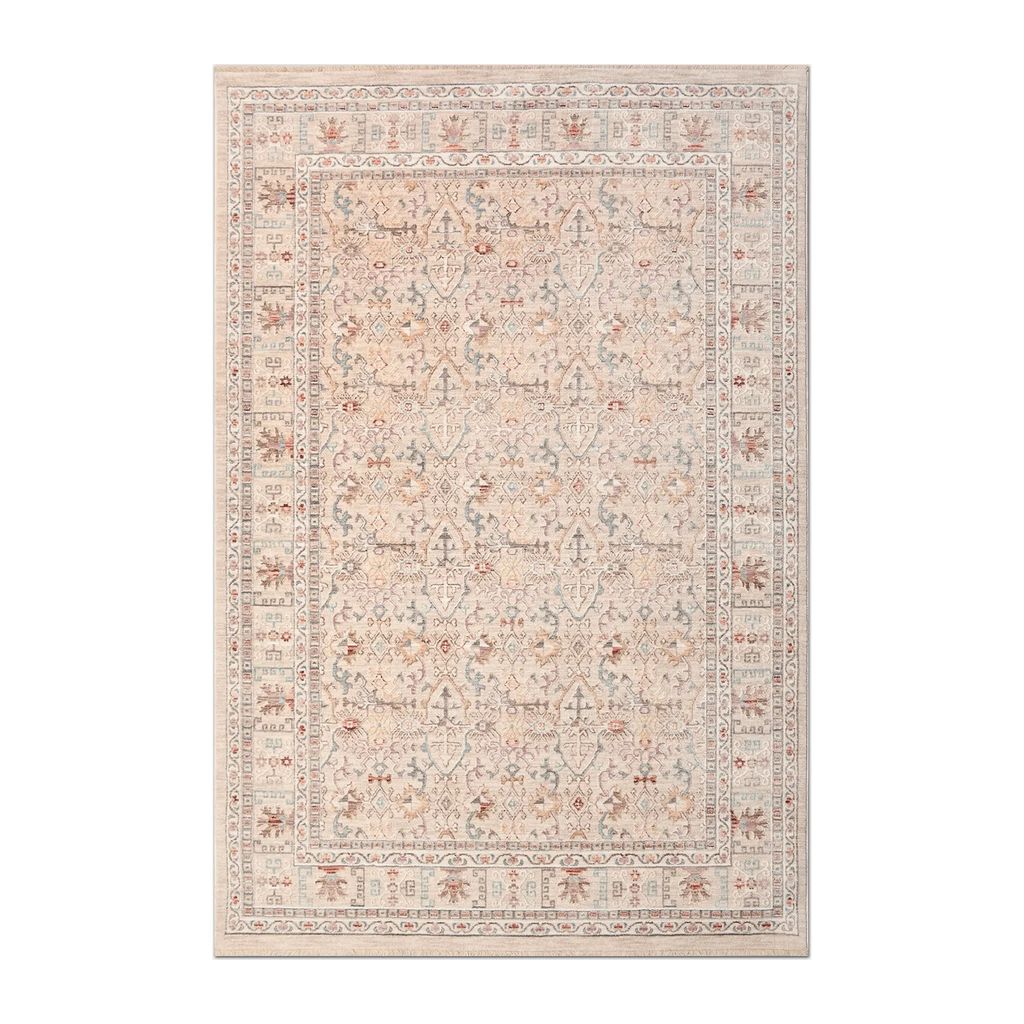 RECTANGLE | HERO | Ragwort Cream Terracotta Persian Style Traditional Vintage L