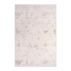RECTANGLE | HERO | Riven Cream Gold Abstract Glam Machine Woven Living Room Bed