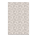 RECTANGLE | HERO | Rhodonite Cream Geometric Diamond Lattice Machine Woven Livi