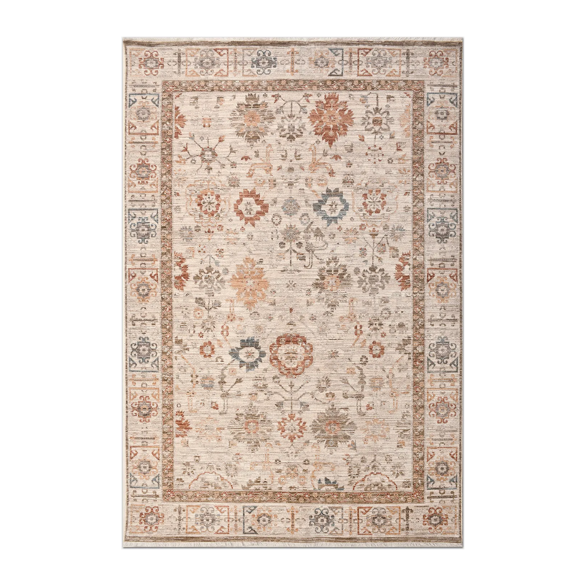 RECTANGLE | HERO | Vetch Distressed Persian Style Traditional Machine Woven Cre