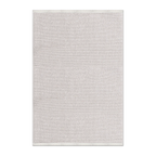 RECTANGLE | HERO | Jasper Cream Scandinavian Striped Textured Machine Woven Liv