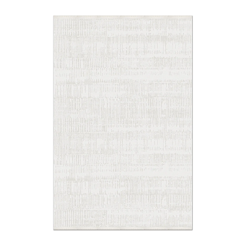RECTANGLE | HERO | Cairn Ivory Abstract Modern Machine Woven Living Room Bedroo