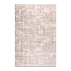 RECTANGLE | HERO | Cupola Blush Pink Cream Abstract Modern Machine Woven Living