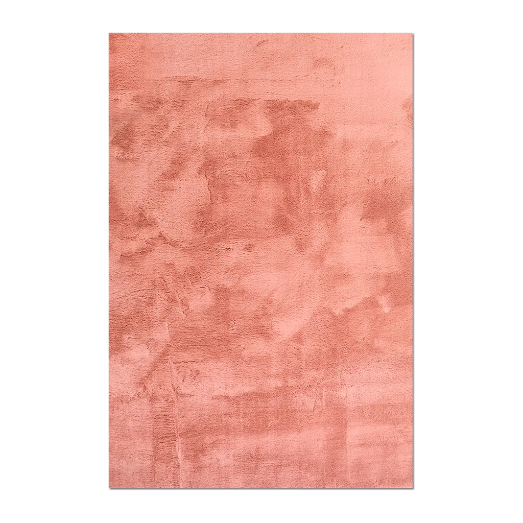 RECTANGLE | HERO | Foca Blush Pink Solid Shaggy Faux Fur Glam Machine Woven Liv