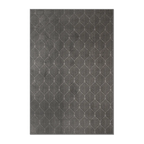 RECTANGLE | HERO | Carnelian Charcoal Grey Geometric Modern Machine Woven Livin