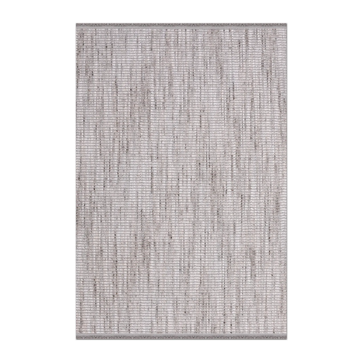 RECTANGLE | HERO | Chalcedony Light Grey Solid Modern Machine Woven Living Room