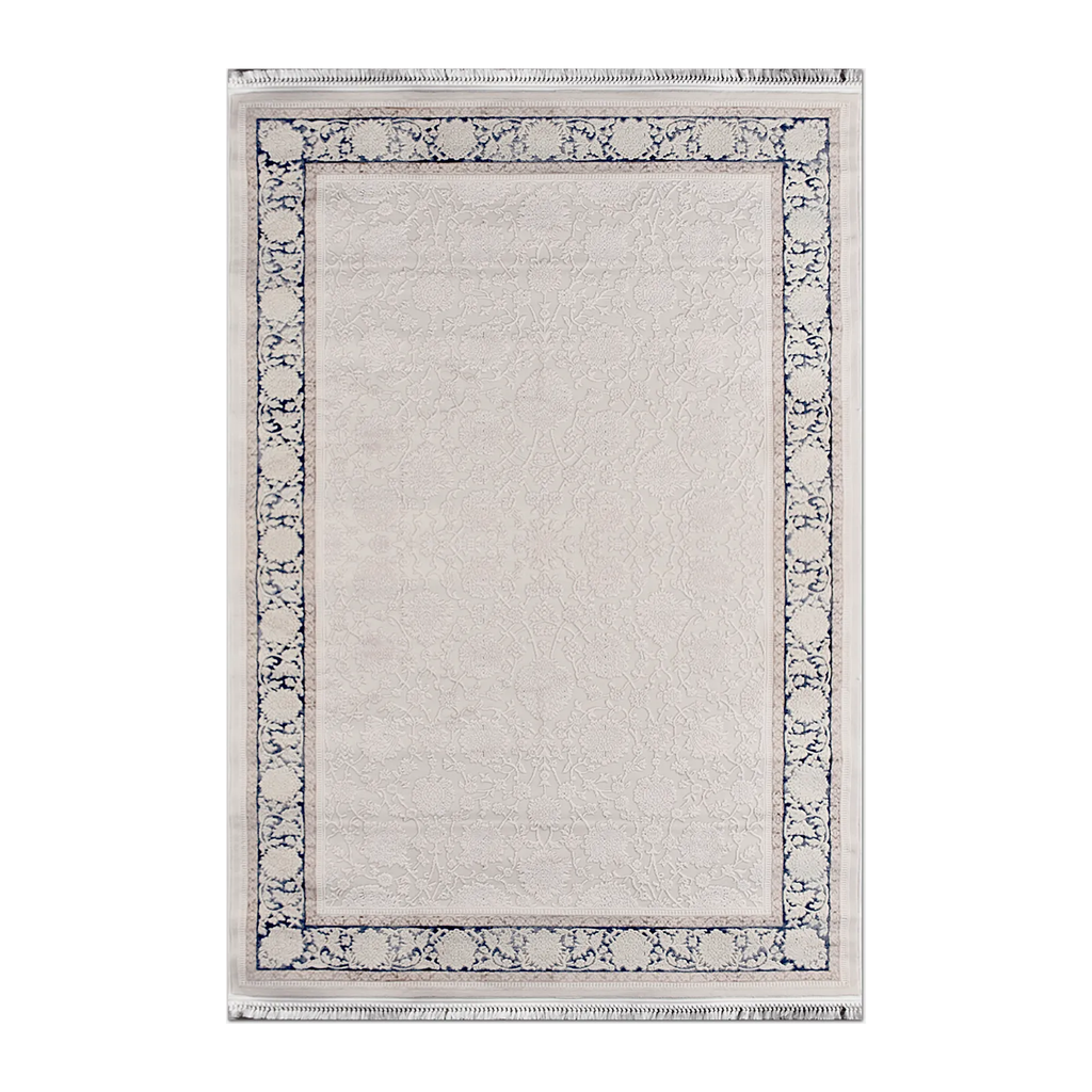RECTANGLE | HERO | Cinnabar Cream Navy Persian Style Traditional Machine Woven 