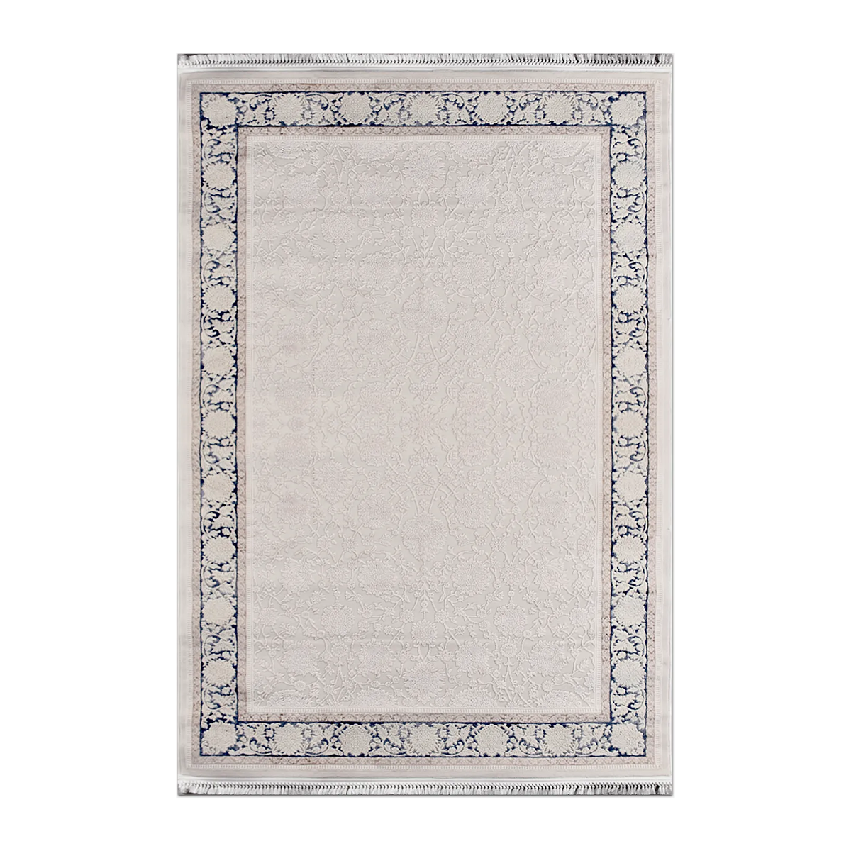 RECTANGLE | HERO | Cinnabar Cream Navy Persian Style Traditional Machine Woven 