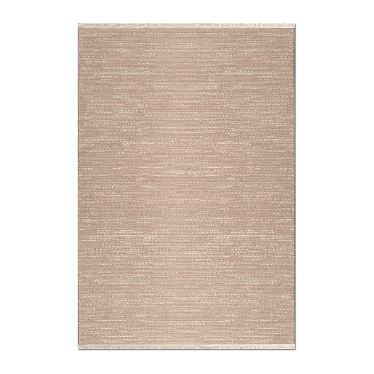 RECTANGLE | HERO | Eglantine Blush Pink Modern Striped Machine Woven Living Roo