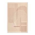 RECTANGLE | HERO | Cloister Blush Pink Cream Solid Scandinavian Textured Machin