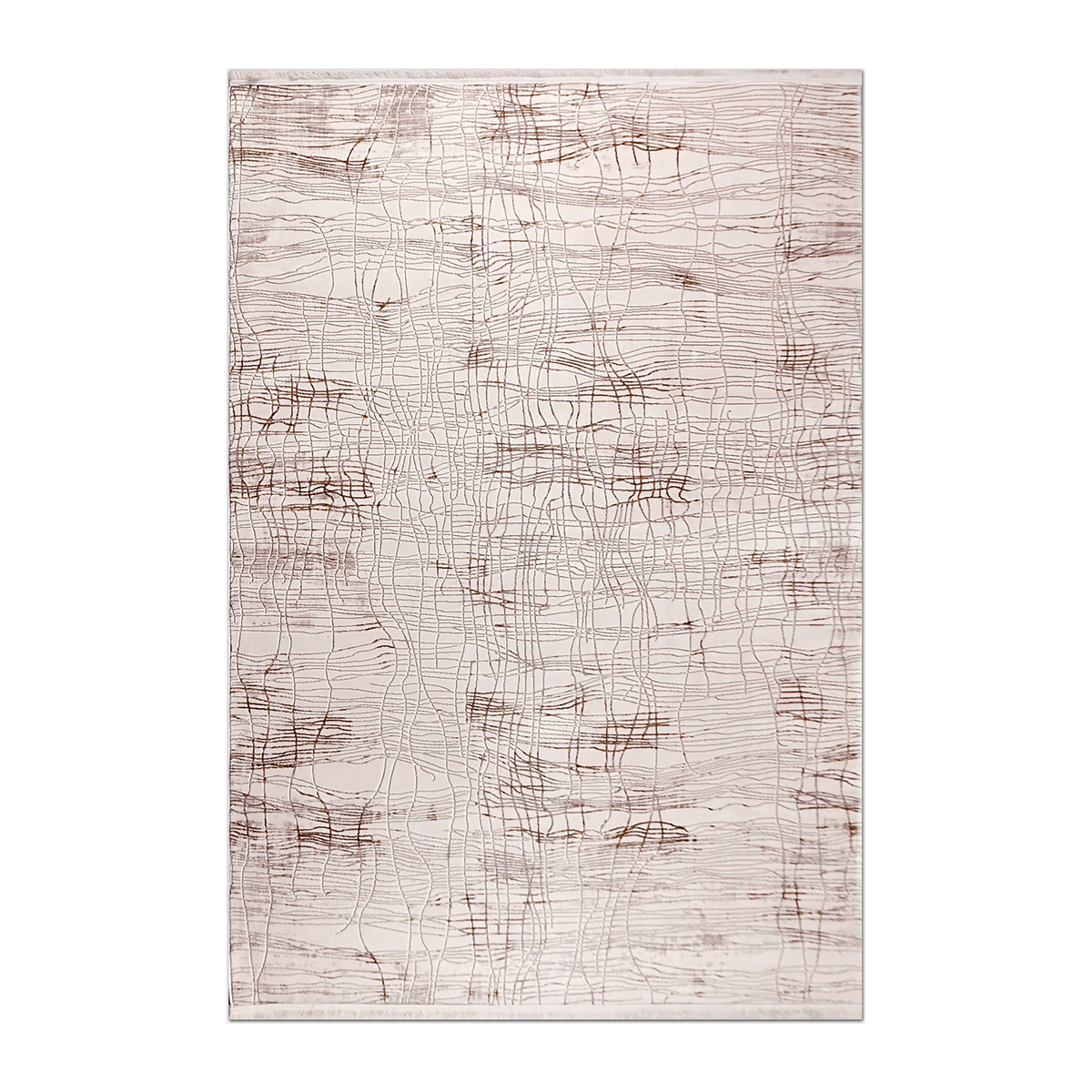 RECTANGLE | HERO | Dovecote Cream Blush Abstract Modern Machine Woven Living Ro
