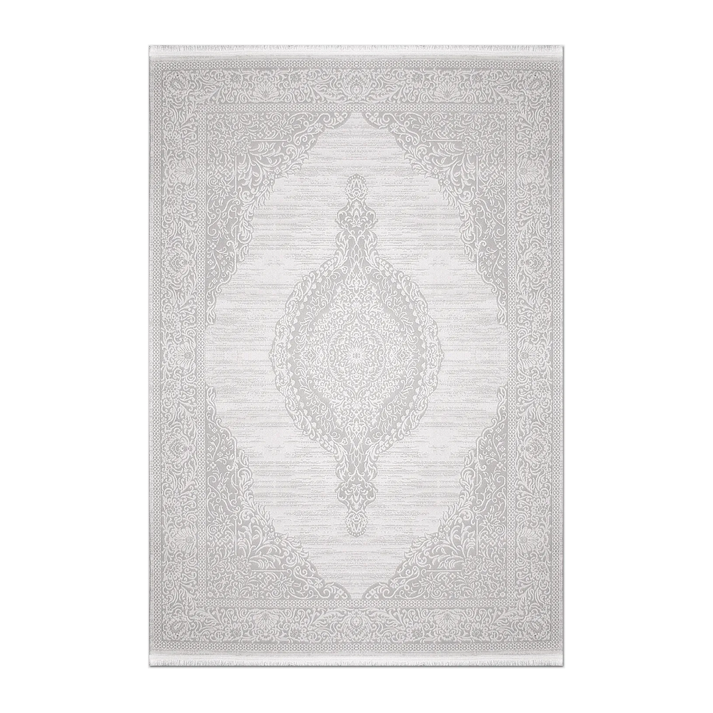 RECTANGLE | HERO | Vestibule Cream Grey Persian Style Medallion Traditional Mac