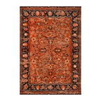 RECTANGLE | HERO | Dawnlight Rust Black Persian Style Medallion Distressed Mach