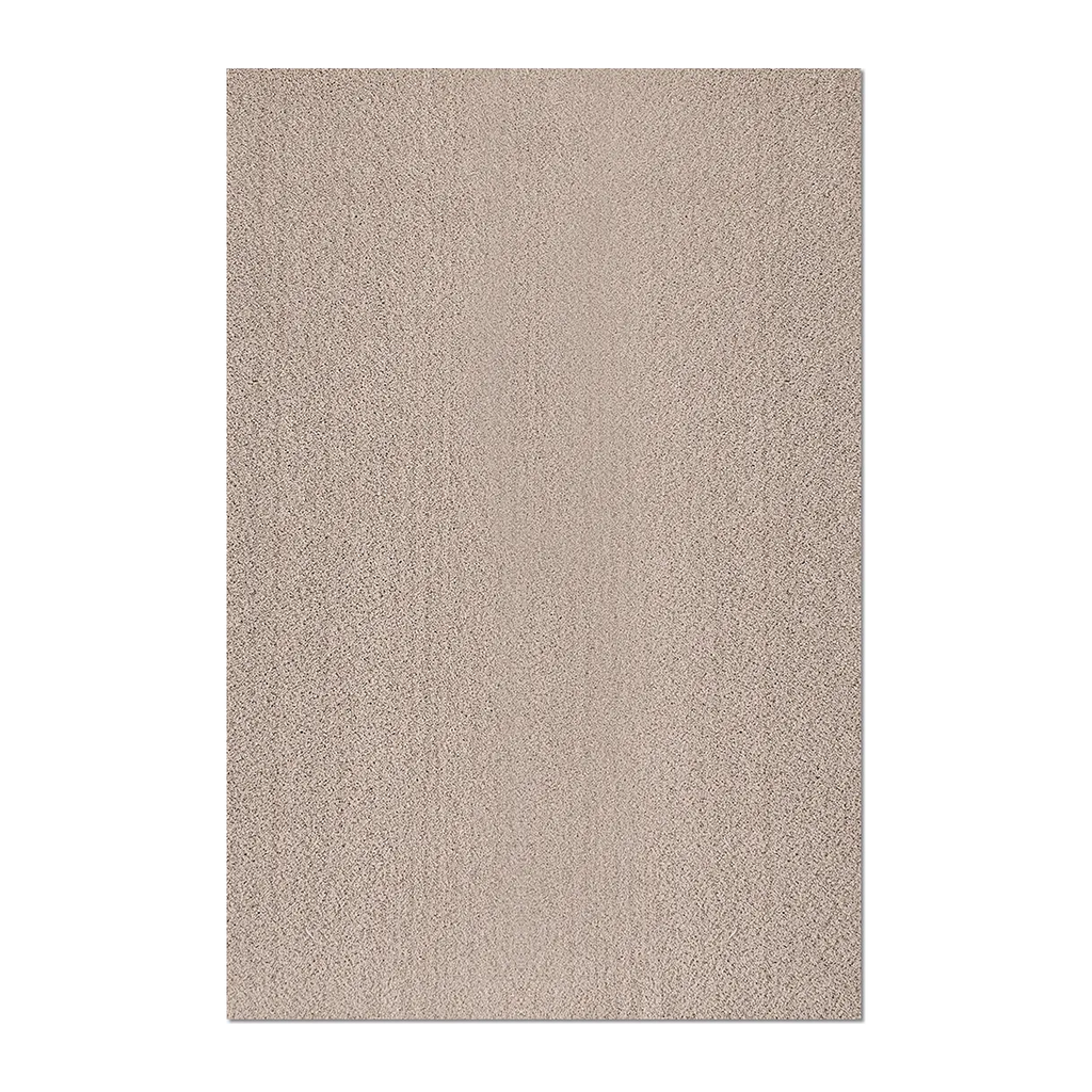 RECTANGLE | HERO | Sundown Beige Solid Shaggy Scandinavian Machine Woven Living