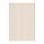 RECTANGLE | HERO | Squall Cream Boho Geometric Chevron Machine Woven Living Roo