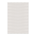 RECTANGLE | HERO | Peony Cream Taupe Striped Modern Machine Woven Living Room B