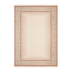 RECTANGLE | HERO | Armory Traditional Damask Scrollwork Cream Beige Rust Machin